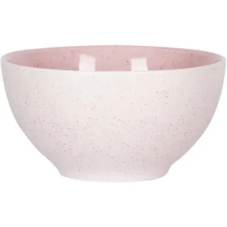 Novel Salatschüssel , Rosa , Keramik , Struktur , rund , 23 cm , Lfgb, Handmade Quality , handbemalt , Geschirr, Schalen & Schüsseln, Salatschüsseln