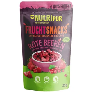 Nutripur gefriergetrocknete Früchte, Rote-Beeren-Mix 25 g