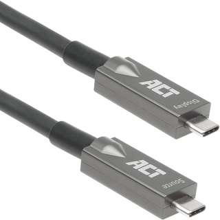 Act USB-C 3.2 Gen2, Active Optical Cable (AOC) 10m, USB Kabel USB 10Gbps Hochgeschwindigkeit, USB C Glasfaser Aktiv Optisches Kabel, für Videokonferenz – AK4310