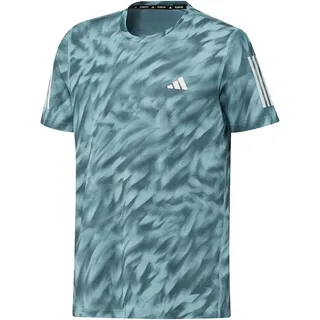 adidas Own The Run Allover Print T-Shirt / Laufshirt Gr M