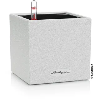 LECHUZA Canto Stone 14 Komplettset 14 x 14 x 13,5 cm quarzweiß