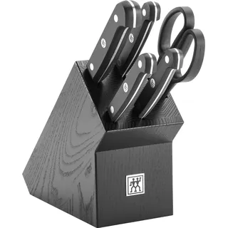 Zwilling Gourmet 6-tlg, Messerblockset, Schwarz