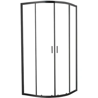 welltime Runddusche »New Summer« Milchglas, schwarz