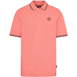 bugatti Poloshirt, mit Kontraststreifen, rot