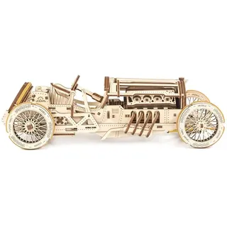 Ugears Mechanischer Holzmodell-bausatz U-9 Grand-prix-rennwagen - Multicolor - One Size