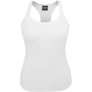 Urban Classics Damen Jersey Tanktop voor Dames Sport Tank Top, Weiß (White 220), S EU