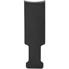 Strähnenkelle schwarz, Professionelle Highlighting Paddle Black Haarfarbe Board für Balayage Tinting Brush Comb(M)