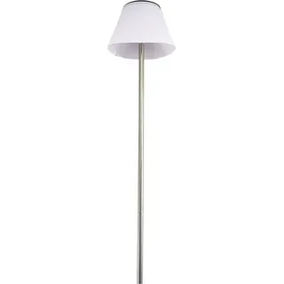 EXPO-BÖRSE Solarleuchte Edelstahl 18 x H 90,0 cm 1er Set weiß