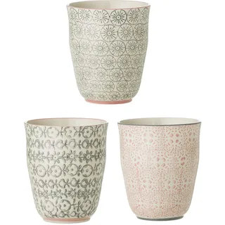 Bloomingville Cécile Kaffeetasse 0,2 l Rosa 3 St.