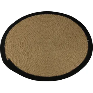 AM Design Platzset »Tischset«, (Set, 3 St.), aus Jute, Ø 38 cm, beige