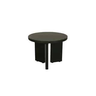 byLIVING Beistelltisch Round Schwarz Akazie 40 x 30 cm