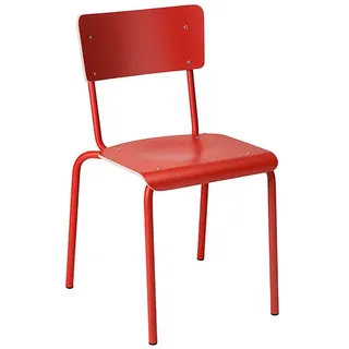 Stapelstuhl College rot-orange 46x79.5x50 cm