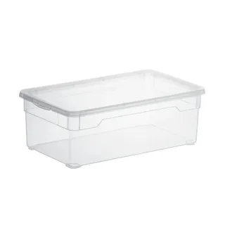 Rotho Aufbewahrungsbox Clear Box 33 x 19 x 11 cm 1-tlg. Transparent
