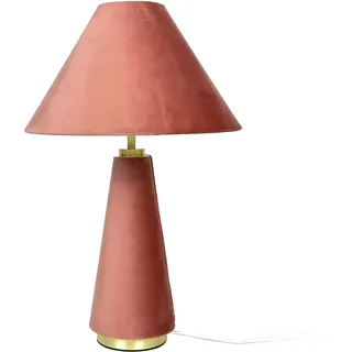 Relaxdays Tischlampe Pink/Gold