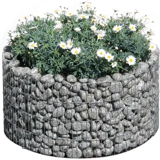 Bellissa Gabionen-Hochbeet Basic rund Ø 81 cm / Ø 67 cm x 40 cm