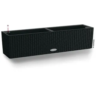 LECHUZA Balconera Cottage 80 Komplettset 80 x 19 x 19 cm graphitschwarz