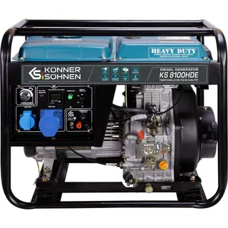 Könner & Söhnen KS8100HDE-1/3ATS Notstromaggregat 230V 400V Diesel Notstromgenerator 6.5kW