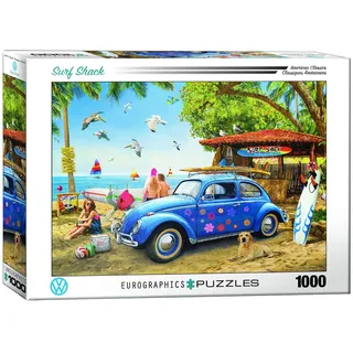 Eurographics 6000-5683 - VW Beetle Surf Shack, Puzzle, 1.000 Teile
