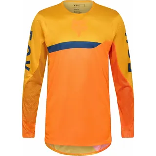 FOX Flexair Fracture Motocross Jersey, gelb/orange, 2XL
