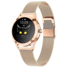 InnJoo Smartwatch Voom Gold – Farbdisplay 2,6 cm – BT 4.0 – Gesundheitsschutz – IP68 – Bat. 120MAH - COMPAT. Android/