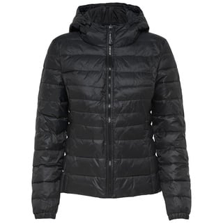 Only Damen Steppjacke ONLTAHOE Hood Jacket schwarz XS