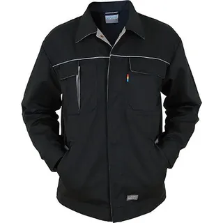 Carson Contrast CC710 | Herren Contrast Work Jacket / Bei 60 Grad waschbar - Farbe: Black/Grey - Größe: 46