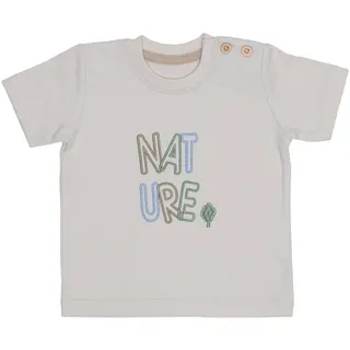 Avelia Babyshirt , Creme , Textil , Schriftzug , Gr. 68 , unisex , Oeko-Tex® Standard 100 , Kurzarm , Babykleidung, Babyhemden & Babyshirts