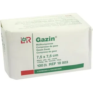 Lohmann & Rauscher Gazin Kompressen 7,5 x 7,5 cm 100 St.