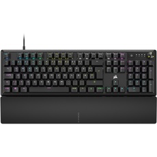 Bild von K70 CORE RGB Mechanische Gaming-Tastatur Mit Handballenauflage - Vorgeschmierte MLX Red Linear Keyswitches - Schalldämpfung - iCUE-Kompatibel - QWERTZ DE Layout - Schwarz