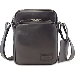 Picard Authentic Umhängetasche Leder 19 cm schwarz