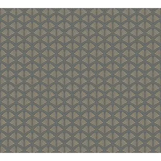 A.S. Création Trendwall 2 Vliestapete Art Deco Glitzertapete Grau Gold schwarz FSC®