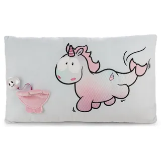NICI Kissen Einhorn Nerina 43x25cm - Weiches Plüsch-Dekokissen, liebevolle Wohnaccessoire für Kinderzimmer, Sofa & Bett, süße Geschenkidee für Kinder & Fans - 63107