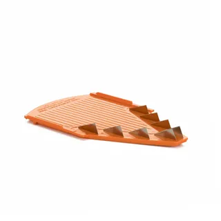 Börner Messereinschub für V1, V3 & V6 (10mm) • Messereinsatz ideal für grobe Streifen & als Pommes Schneider • Gemüsehobel Messereinschub (V-Hobel) • Küchenhobel Zubehör • Farbe: Orange