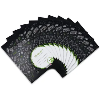 Landré Schulheft A4, 32 Blatt, Lineatur 20, blanko, 10 Stück