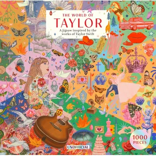 LAURENCE KING The World of Taylor: An Unofficial 1000-piece Jigsaw Puzzle Inspired by The Works of Taylor Swift