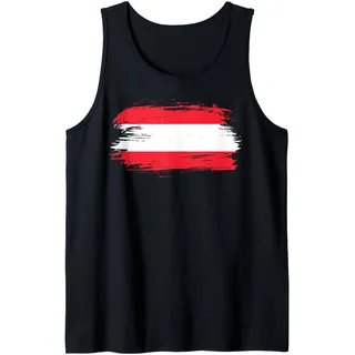 Österreich Flagge – Österreich Fußball Fahne Austria Wappen Tank Top