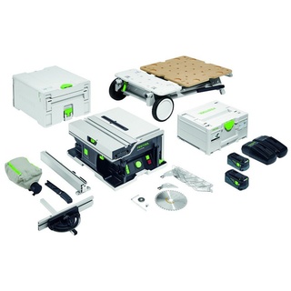 Festool CSC SYS 50 EBI-Set inkl 2 x 5 Ah + Untergestell