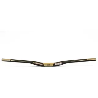 Renthal V2 Fatbar Carbon Rise 20 Mm Lenker - Black / Aluminium Gold - 31.8 mm