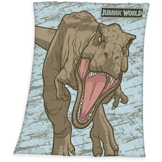 Herding Fleecedecke Jurassic World, 130 x 170 cm, 100% Polyester, Fleece