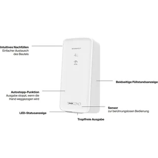 CWS PureLine, Disinfect Gel, Panel, weiß, 1 Stk.