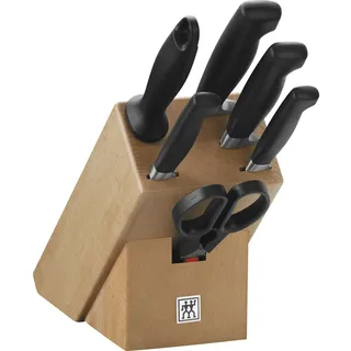 Zwilling Vier Sterne Messerblock 7-tlg. Beige