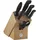 Vier Sterne Messerblock 7-tlg. Beige