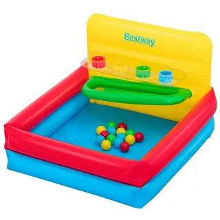 BESTWAY 52546 Sort ́n Play Aufblasbares Spielbecken Mit Bällen - Multicolour - 104 x 94 x 61 cm