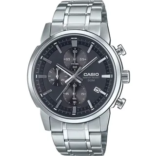 Casio Herren Analog-Digital Quarz Uhr mit Edelstahl Armband MTP-E510D-1A1VDF