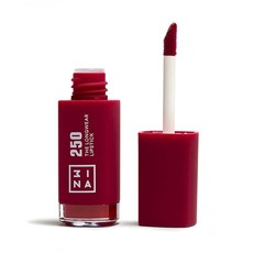 3INA MAKEUP - The Longwear Lipstick 250 - Dunkelrosa rot Lippenstift - Matte Lippenstift mit Hyaluronsäure - Langanhaltender Hochpigmentiert Flüssig-Lippenstift - Vegan - Cruelty Free