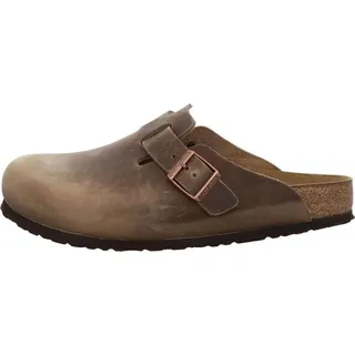 Birkenstock Boston Nubukleder Braun 41
