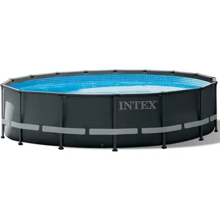 Intex Frame Pool 488 x 132 cm Ultra XTR Set | Rundpool mit Sicherheitsleiter