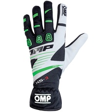 OMP OMPKK02743E270006 My2018 Ks-3 Handschuhe Schwarz/W/Grün Size 6, schwarz / weiss / grün