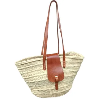 Marrakesch Orient & Mediterran Interior Ibiza Shopper Leder Brown