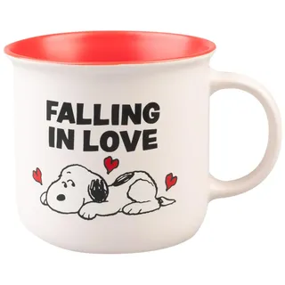 Grupo Erik Tasse Kaffeetasse Snoopy Kaffeebecher 350 cm - Teetasse Größe 9,3 cm x 8,5 cm - Fassungsvermögen 350 ml - Offizieller Snoopy Geschenke Merch
